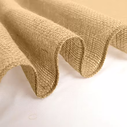 Burlap Curtains Made Of Natural Jute-2