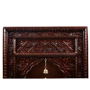 47" Tirupati Balaji in a Stylized Temple Frame Wall Hanging | Handmade