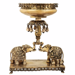 the royal elephant urli with bells