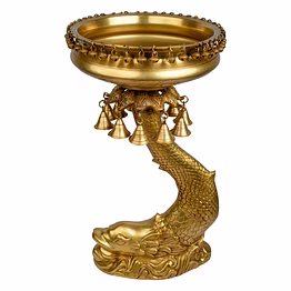 brass big fish urli bowl decorative