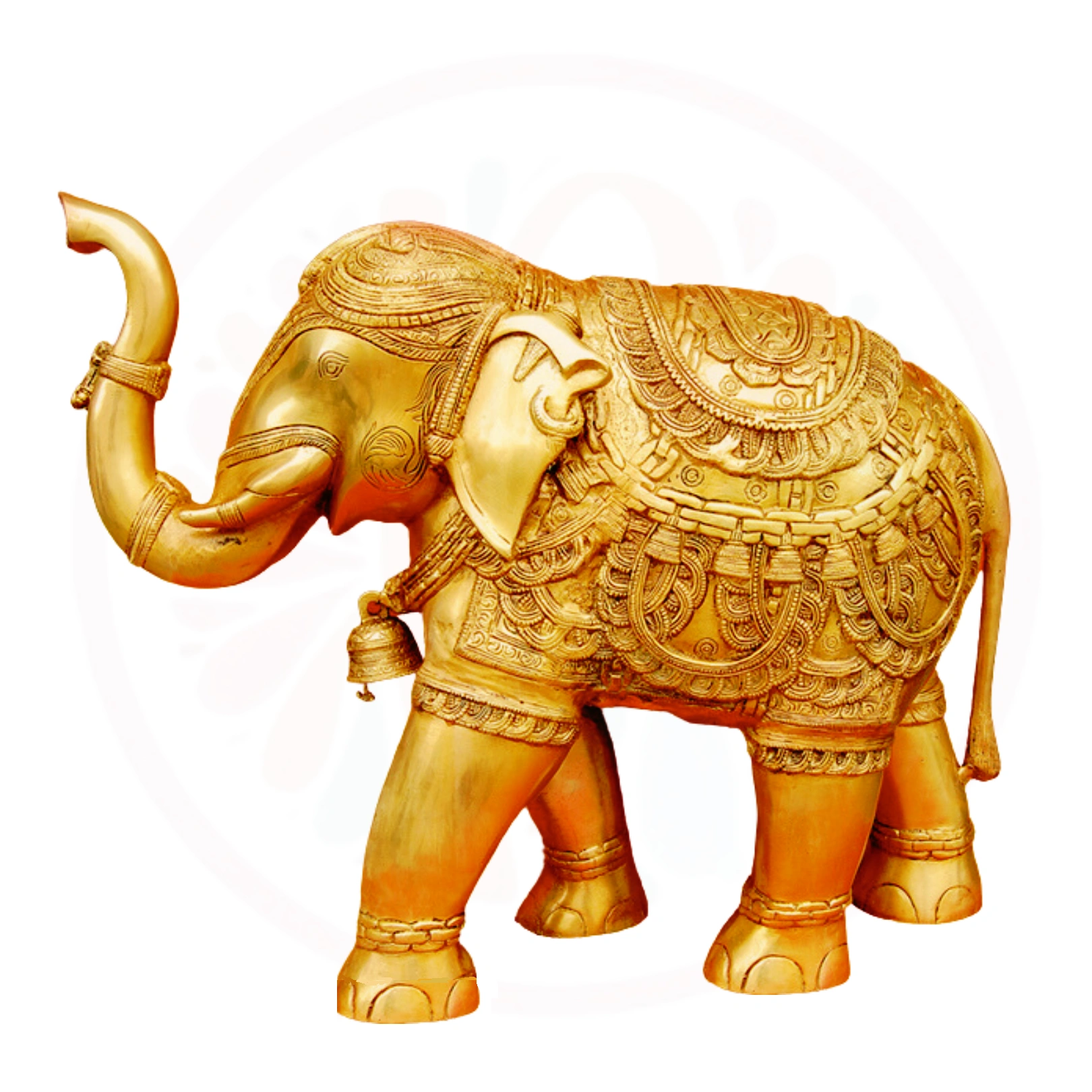 Brass Elephant  Sculpture- Regal Home Decor-12312000