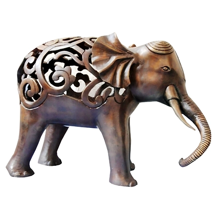 Brass Carved Elephant sculpture-12312668