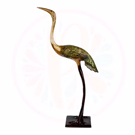 Brass Swarn Bird Statue-12318760