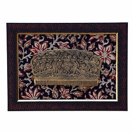 comb frame brass & wooden for collectible handicraft pif-2638