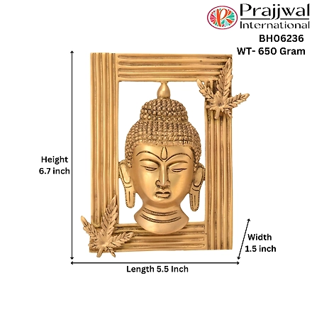 Decorative Buddha Frame Brass For Collectible Handicraft Art PIF-2641-2