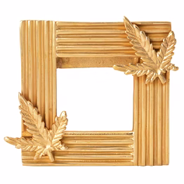 decorative photo frame brass for collectible handicraft art pif-2642