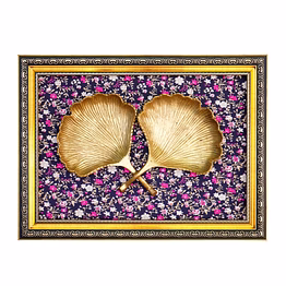 flower frame brass & resin for collectible handicraft art pif-2651