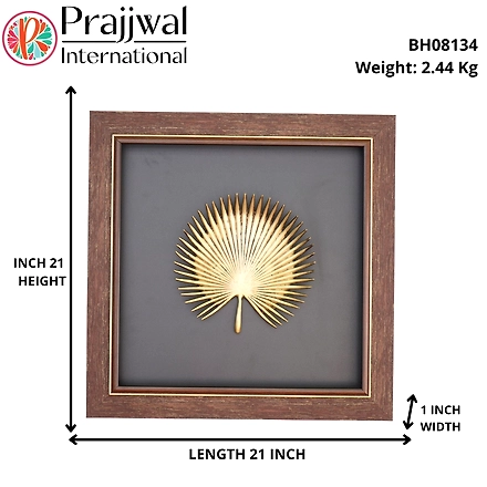 Frame Brass &amp; Resin For Collectible Handicraft Art PIF-2653-1