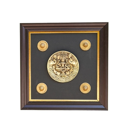 Gaj Laxmi Wall Hanging Brass &amp; Rasin For Handicraft Art PIF-2654-12225130