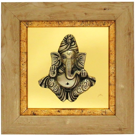 Ganesh Frame Brass &amp; Resin For Collectible Handicraft Art PIF-2659-12225570