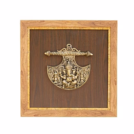 ganesh wall hanging brass for collectible handicraft art pif-2661