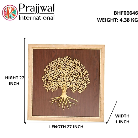 Tree Frame Brass For Collectible Handicraft Art PIF-2690-3