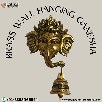 brass wall hanging ganesha