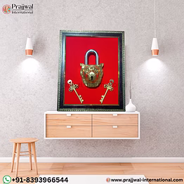 "brass lion padlock with keys – indian animal padlock for vintage decor"