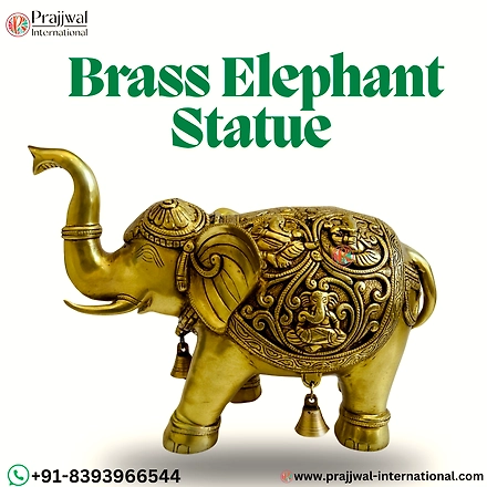 Brass Elephant Statue-12645855
