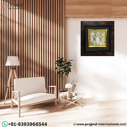 Dhokra Brass Wall Hanging Frame-12647909