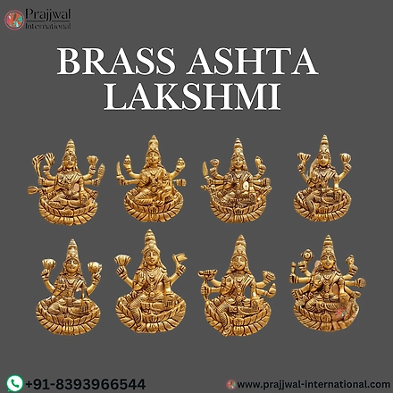 Brass Ashta Lakshmi Wall Hanging-12657827