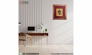 Our Brass Ganesh Face Wall Hanging Frame