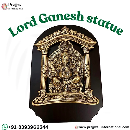 Brass Lord Ganesha Statue – A Perfect Gift of Prosperity &amp; Blessings-12685171