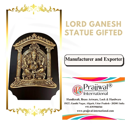 Brass Lord Ganesha Statue – A Perfect Gift of Prosperity &amp; Blessings-2