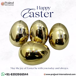 golden egg for easter – solid brass heavyweight gift | easter & christmas decor