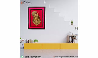 Brass Banke Bihari Ji Head Wall Hanging