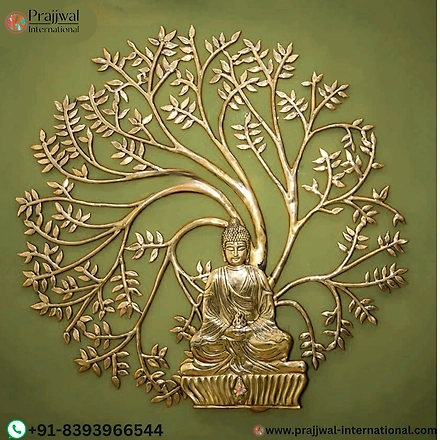Brass Kalpavriksha Buddha Tree-12720361