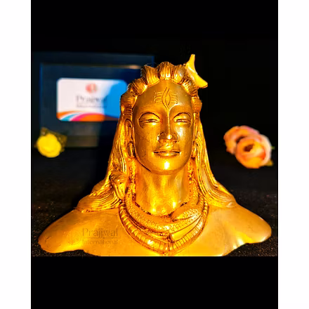 ADIYOGI Brass - Adiyogi Statue, Brass Sculpture, Spiritual Decor, Yoga Symbol, Enlightenment Statue, Meditation Figurine, Divine Gift-12753919