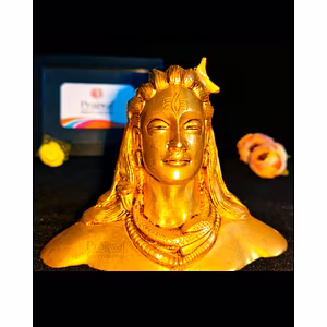 ADIYOGI Brass - Adiyogi Statue, Brass Sculpture, Spiritual Decor, Yoga Symbol, Enlightenment Statue, Meditation Figurine, Divine Gift