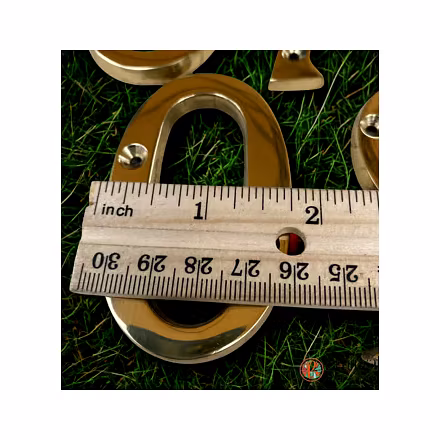 Solid Brass House Numbers – 3 Inch-1