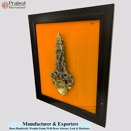 Brass Arathi Wall Hanging Frame | 27x29 cm | Manufacturer &amp; Exporter – Prajjwal International-1