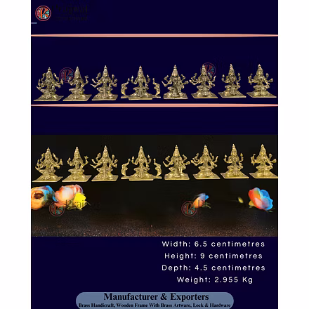 Ashtalaxmi Brass Figurine – 8 Forms of Goddess Lakshmi | Diwali Pooja Gift | Manufacturer &amp; Exporter – Prajjwal International-12764267