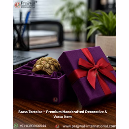 brass tortoise – premium handcrafted decorative & vastu item