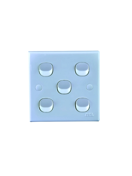 5 Gang 1 way Switch