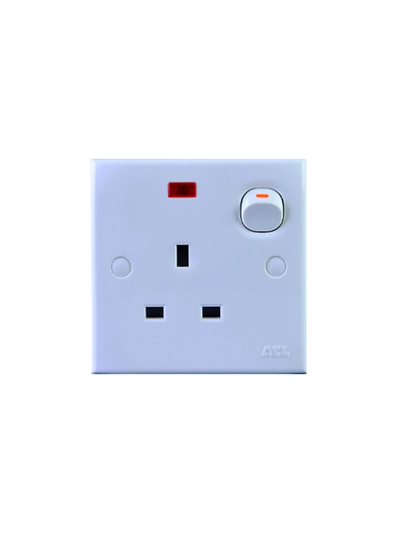 13A Switched Socket - Neon