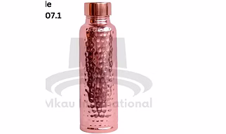 Hammered Copper Water Bottle 1000 ML Leak Proof Drinking Bottle For Home Kitchen Office Health Benefit Of Ayurveda