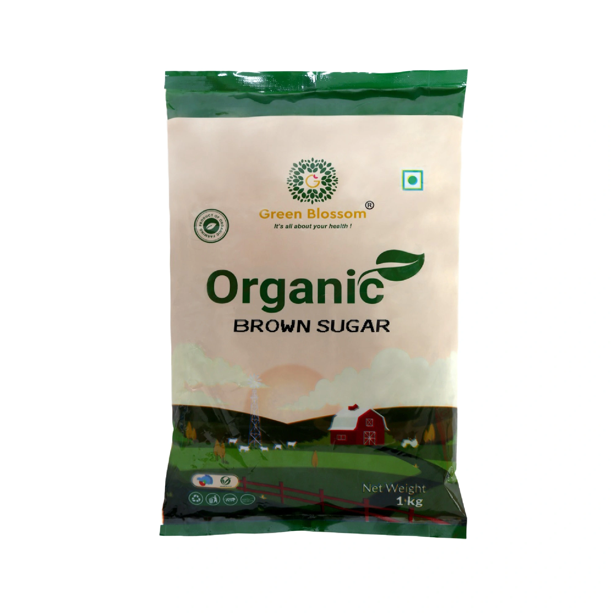 Organic Brown Sugar - 500g (Pack of 1) I Green Blossom-500g-6