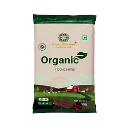 Moong Sabut / Green Gram Whole - 1 Kg || Rich in Protein | No Cholesterol | No Additives (1 KG) I Green Blossom
