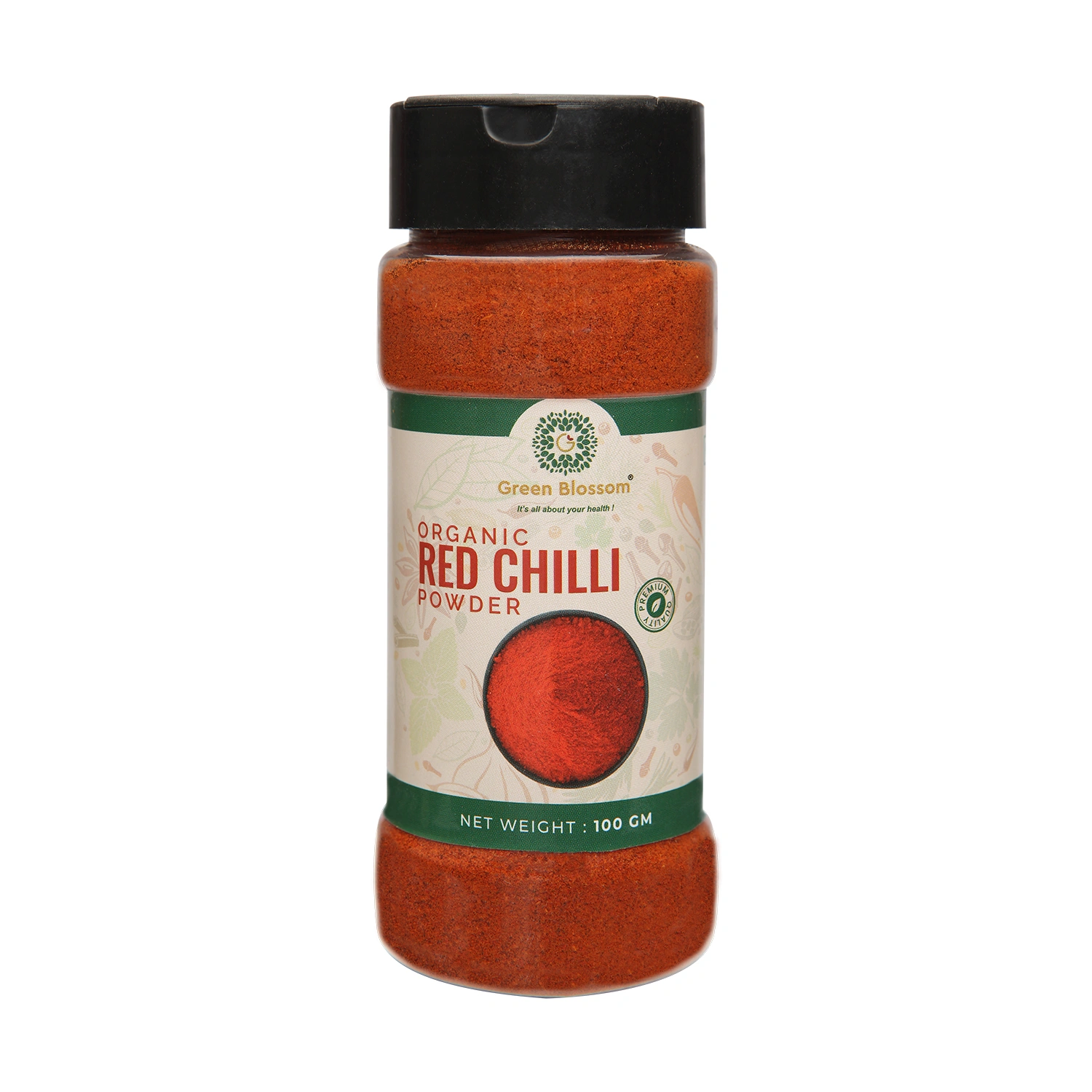 Organic Red Chilli Powder - 100 g ( Pack of 1) I Green Blossom-100g-3