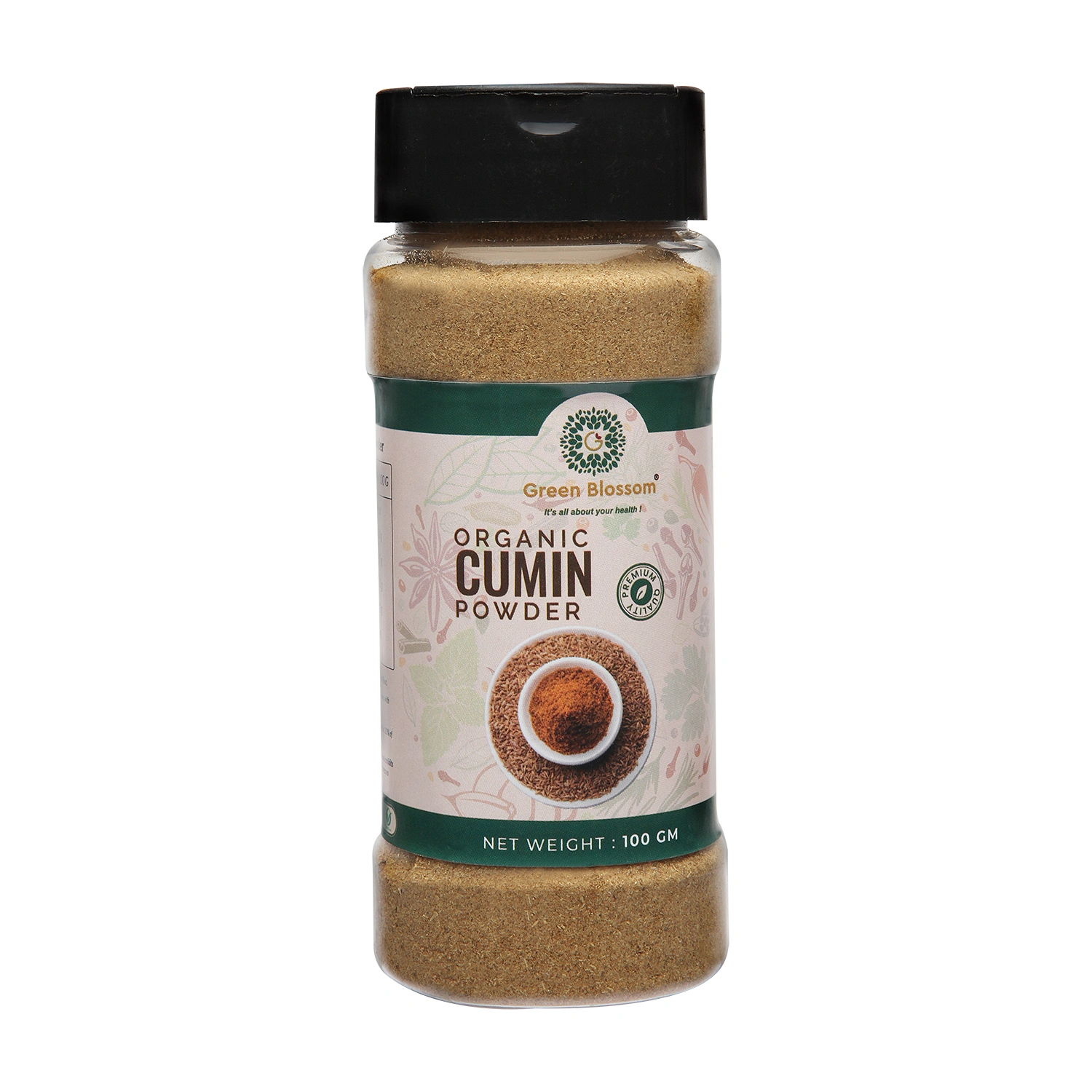 Organic Cumin Powder - 100 g (Pack of 1) I Green Blossom-Cumin-Powder-100g