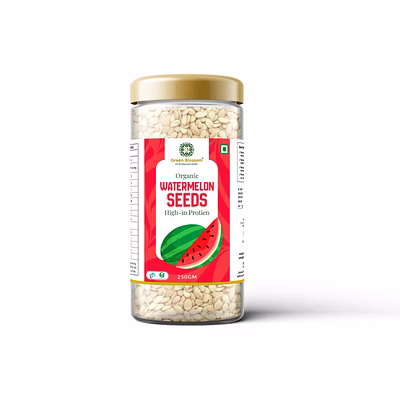 green blossom organic watermelon seeds - 250 gm