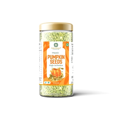 GREEN BLOSSOM GB Organic Pumpkin Seeds - 250 Gm