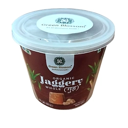 GREEN BLOSSOM GB Organic Jaggery Whole - 900 Gm