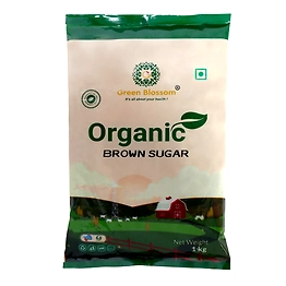 Organic Brown Sugar - 1 Kg (Pack of 1) I Green Blossom
