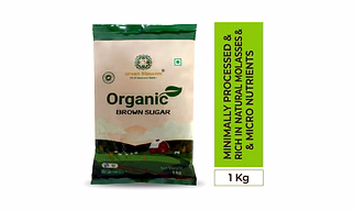 Organic Brown Sugar - 1 Kg (Pack of 1) I Green Blossom