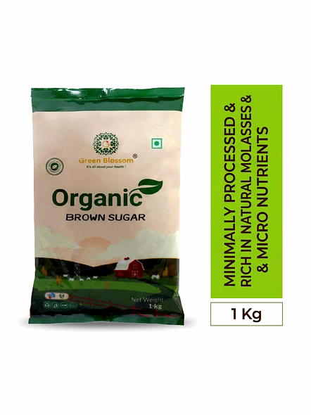 Organic Brown Sugar - 1 Kg (Pack of 1) I Green Blossom-RVNE3S4BSR