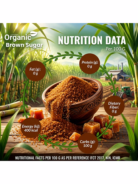 Organic Brown Sugar - 1 Kg (Pack of 1) I Green Blossom-1kg-2
