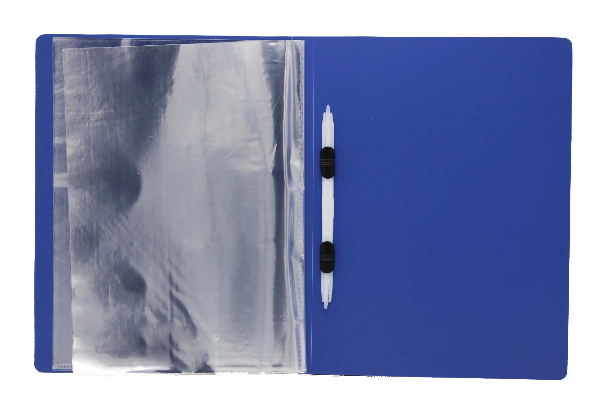 Keny Display File | Clear Leaves | Best for A4 Size Papers | 10 Folders | Plastic Clip | (851A-10F)-Blue-2