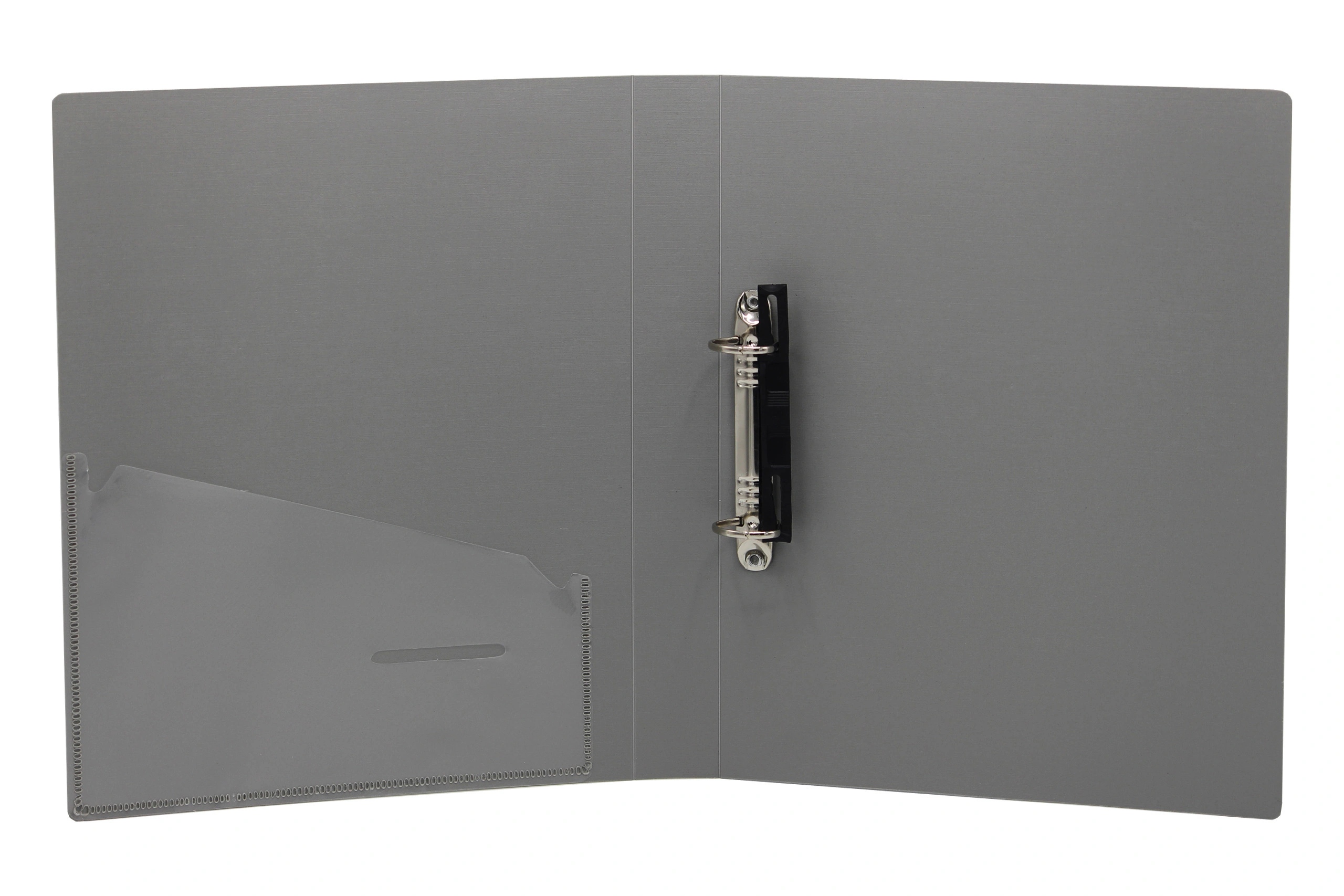 Keny Ring Binder | Best for A4 Size Papers | 2D Shaped 25mm Rings | D Ring Clip | (824A-2D)-Grey-1