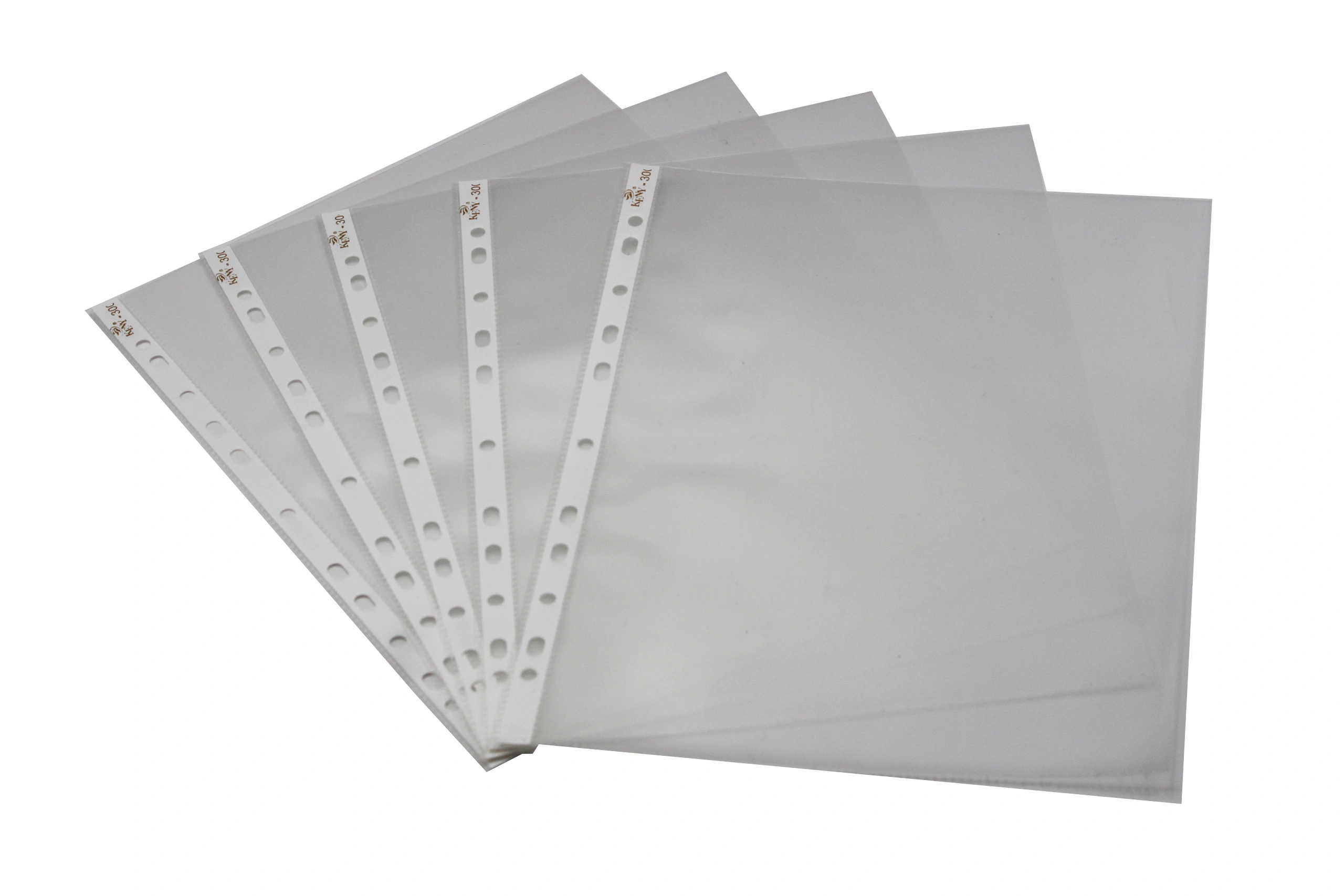 Keny Sheet Protector | Clear Leafs | Best For A4 Size Paper | 11 Punched Holes | 50 Microns |  Pack of 100 (810 SPA 50)-810SPA50Transparent